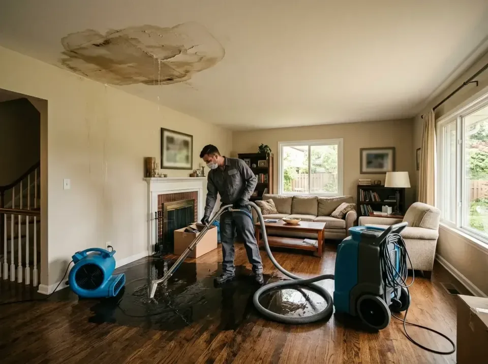 attic-pipe-burst-ceiling-drip-008 — frequently asked questions, Water Damage Restoration & Carpet Care in University of Virg…